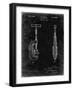 PP986-Black Grunge Pipe Cutting Tool Patent Poster-Cole Borders-Framed Giclee Print