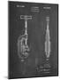 PP986-Chalkboard Pipe Cutting Tool Patent Poster-Cole Borders-Mounted Giclee Print