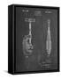 PP986-Chalkboard Pipe Cutting Tool Patent Poster-Cole Borders-Framed Stretched Canvas