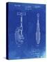 PP986-Faded Blueprint Pipe Cutting Tool Patent Poster-Cole Borders-Stretched Canvas