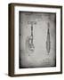 PP986-Faded Grey Pipe Cutting Tool Patent Poster-Cole Borders-Framed Giclee Print
