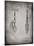 PP986-Faded Grey Pipe Cutting Tool Patent Poster-Cole Borders-Mounted Giclee Print