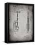 PP986-Faded Grey Pipe Cutting Tool Patent Poster-Cole Borders-Framed Stretched Canvas