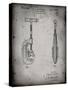 PP986-Faded Grey Pipe Cutting Tool Patent Poster-Cole Borders-Stretched Canvas