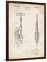 PP986-Vintage Parchment Pipe Cutting Tool Patent Poster-Cole Borders-Framed Giclee Print