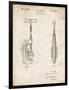 PP986-Vintage Parchment Pipe Cutting Tool Patent Poster-Cole Borders-Framed Giclee Print