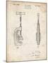 PP986-Vintage Parchment Pipe Cutting Tool Patent Poster-Cole Borders-Mounted Giclee Print