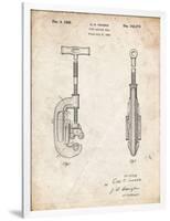 PP986-Vintage Parchment Pipe Cutting Tool Patent Poster-Cole Borders-Framed Premium Giclee Print