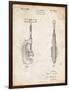 PP986-Vintage Parchment Pipe Cutting Tool Patent Poster-Cole Borders-Framed Premium Giclee Print