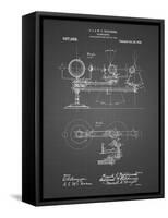 PP988-Black Grid Planetarium 1909 Patent Poster-Cole Borders-Framed Stretched Canvas