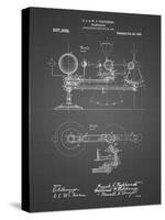 PP988-Black Grid Planetarium 1909 Patent Poster-Cole Borders-Stretched Canvas