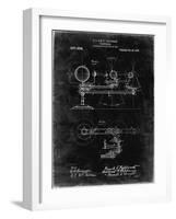 PP988-Black Grunge Planetarium 1909 Patent Poster-Cole Borders-Framed Giclee Print