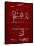PP988-Burgundy Planetarium 1909 Patent Poster-Cole Borders-Stretched Canvas