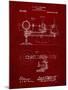 PP988-Burgundy Planetarium 1909 Patent Poster-Cole Borders-Mounted Premium Giclee Print