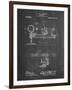 PP988-Chalkboard Planetarium 1909 Patent Poster-Cole Borders-Framed Giclee Print