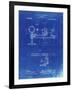 PP988-Faded Blueprint Planetarium 1909 Patent Poster-Cole Borders-Framed Giclee Print