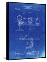 PP988-Faded Blueprint Planetarium 1909 Patent Poster-Cole Borders-Framed Stretched Canvas