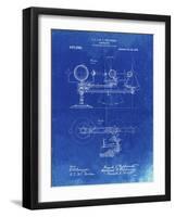 PP988-Faded Blueprint Planetarium 1909 Patent Poster-Cole Borders-Framed Giclee Print