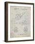 PP989-Antique Grid Parchment Plate Joiner Patent Poster-Cole Borders-Framed Giclee Print