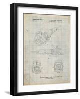 PP989-Antique Grid Parchment Plate Joiner Patent Poster-Cole Borders-Framed Giclee Print