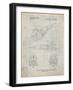 PP989-Antique Grid Parchment Plate Joiner Patent Poster-Cole Borders-Framed Giclee Print