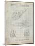 PP989-Antique Grid Parchment Plate Joiner Patent Poster-Cole Borders-Mounted Giclee Print