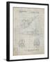 PP989-Antique Grid Parchment Plate Joiner Patent Poster-Cole Borders-Framed Giclee Print