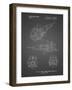 PP989-Black Grid Plate Joiner Patent Poster-Cole Borders-Framed Giclee Print