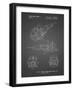 PP989-Black Grid Plate Joiner Patent Poster-Cole Borders-Framed Giclee Print