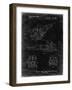 PP989-Black Grunge Plate Joiner Patent Poster-Cole Borders-Framed Giclee Print