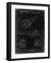 PP989-Black Grunge Plate Joiner Patent Poster-Cole Borders-Framed Giclee Print