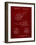 PP989-Burgundy Plate Joiner Patent Poster-Cole Borders-Framed Giclee Print