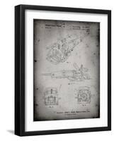 PP989-Faded Grey Plate Joiner Patent Poster-Cole Borders-Framed Giclee Print