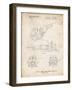 PP989-Vintage Parchment Plate Joiner Patent Poster-Cole Borders-Framed Giclee Print