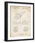 PP989-Vintage Parchment Plate Joiner Patent Poster-Cole Borders-Framed Giclee Print