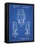 PP991-Blueprint Plunge Router Patent Poster-Cole Borders-Framed Stretched Canvas