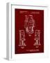 PP991-Burgundy Plunge Router Patent Poster-Cole Borders-Framed Giclee Print