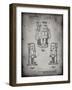 PP991-Faded Grey Plunge Router Patent Poster-Cole Borders-Framed Giclee Print