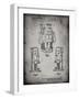PP991-Faded Grey Plunge Router Patent Poster-Cole Borders-Framed Giclee Print