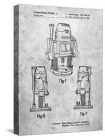 PP991-Slate Plunge Router Patent Poster-Cole Borders-Stretched Canvas