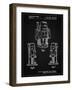 PP991-Vintage Black Plunge Router Patent Poster-Cole Borders-Framed Giclee Print