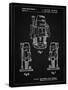 PP991-Vintage Black Plunge Router Patent Poster-Cole Borders-Framed Stretched Canvas