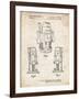 PP991-Vintage Parchment Plunge Router Patent Poster-Cole Borders-Framed Giclee Print