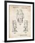 PP991-Vintage Parchment Plunge Router Patent Poster-Cole Borders-Framed Giclee Print