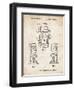 PP991-Vintage Parchment Plunge Router Patent Poster-Cole Borders-Framed Premium Giclee Print