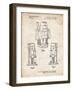 PP991-Vintage Parchment Plunge Router Patent Poster-Cole Borders-Framed Giclee Print