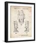 PP991-Vintage Parchment Plunge Router Patent Poster-Cole Borders-Framed Giclee Print