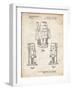 PP991-Vintage Parchment Plunge Router Patent Poster-Cole Borders-Framed Giclee Print