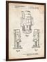 PP991-Vintage Parchment Plunge Router Patent Poster-Cole Borders-Framed Premium Giclee Print