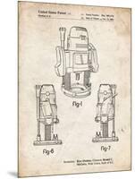 PP991-Vintage Parchment Plunge Router Patent Poster-Cole Borders-Mounted Premium Giclee Print